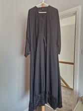 Black Laced Abaya Size 54