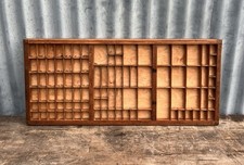 Vintage Wooden Printers Tray