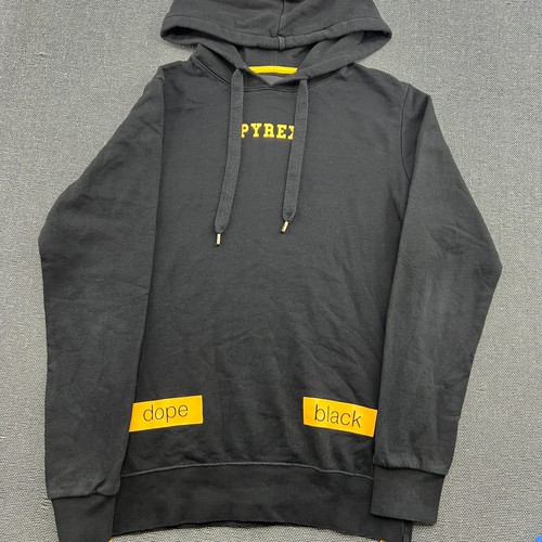 Pyrex vision black dope hoodie - vision,