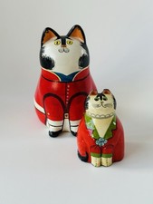 Mr & Mrs Rye Pottery Cat