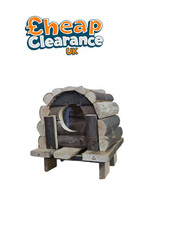 House Cute Hamster Small Animal Wooden Natural House Gerbil Mouse  SALE