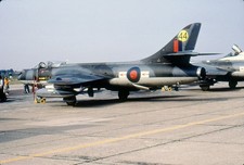 229 OCU-79 Sqn, Hawker Hunter F.6A, XK149 '44', c1973 - COPY slide
