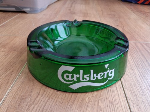Carlsberg vintage green glass - carlsberg,