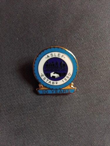 Aslef year pin - 10,