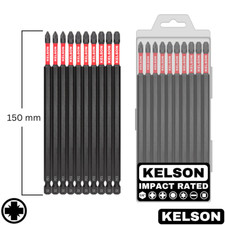 10 x Mixed 150mm Long Pozi PZ1