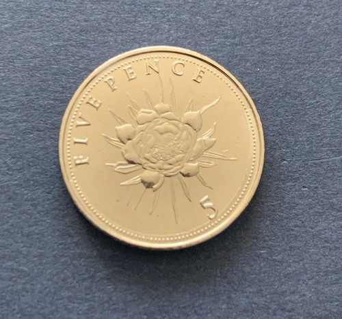 2016 gibraltar coin five - 5p,