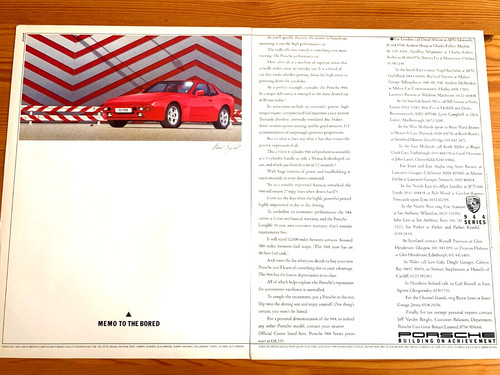 Porsche 944 range 1980s - range,