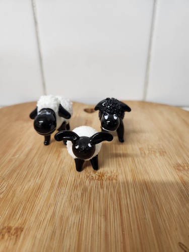 Glass miniature sheep 3 - glass,