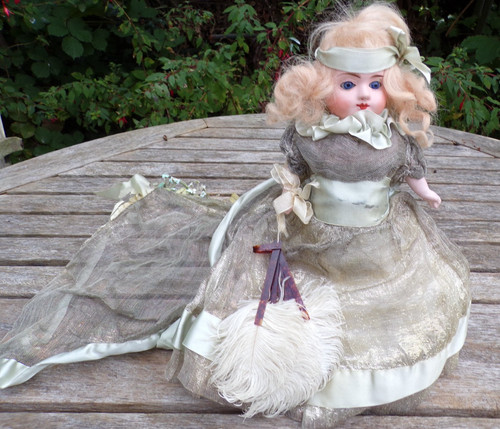 Antique papier mache doll - antique,