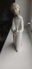 Lladro Girl Lady With Candle