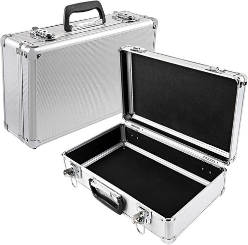 Aluminium flight carry case - aluminium,