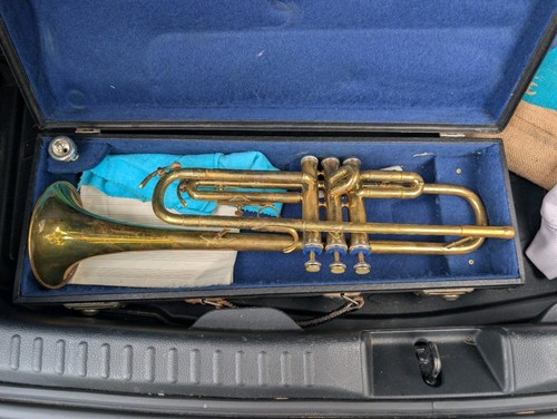 Vintage brass commodore - brass,
