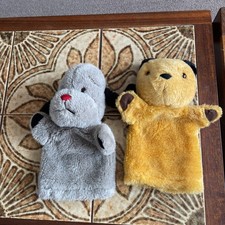 Sooty & Sweep With Squeak Glove Hand Puppets 10" Soft Plush 2012 Soft Toy Plush