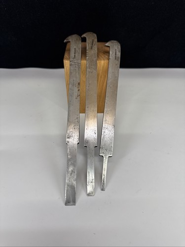 Vintage plough plane irons - plane,