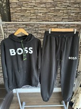 Hugo Boss Hoodie & Joggers Full Tracksuit Black Size Large