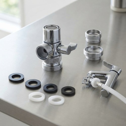 Durable way shower diverter - durable, 3-way
