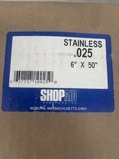 Shop Aid 0.025 6"x50" Stainless Steel Shim Steel Stock