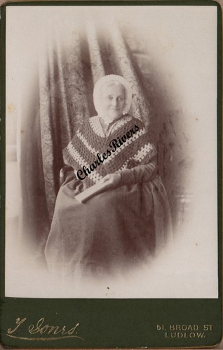 Jones ludlow cabinet card old - jones,