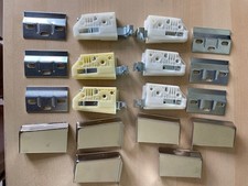 Kitchen Cabinet Wall Hanging Brackets,  Wall Plates &  Covers - 3x Pairs