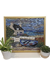 Mosaic framed artwork from