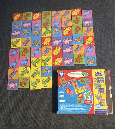 Orchard toys dinosaur dominoes - toys,