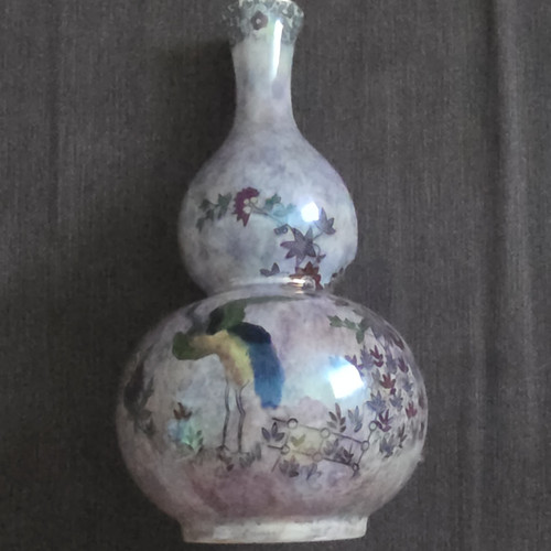 Antique lustre vase - lustre,