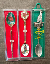 9 x Collectors Spoons various