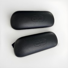 Specsavers Glasses Case x2 Black Snap Shut Hard Cover Eyeglasses Sunglasses