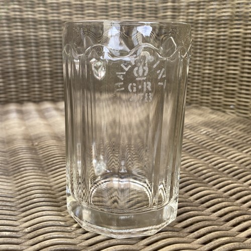 Vintage half pint - half, glass