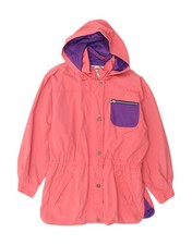 KLEPPER Womens Oversized Hooded Windbreaker Coat EU 38 Medium Pink BU02
