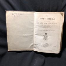 ANTIQUE - Bible published 1909