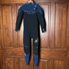 O’Neill Psycho I 3 2 Chest Zip Fuse Entry Blue Black Full Wetsuit S Style 4588
