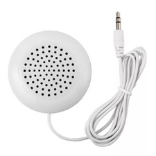 1/2Pcs White PILLOW SPEAKER - 3.5mm for MP3 MP4 Player iPod UK