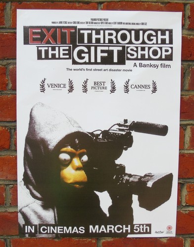 Banksy exit through - the, gift