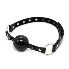 PU Leather  Rubber Ball Mouth