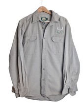 Cabelas Mens Hunting Shirt Button Down Longsleeve Size L Reg