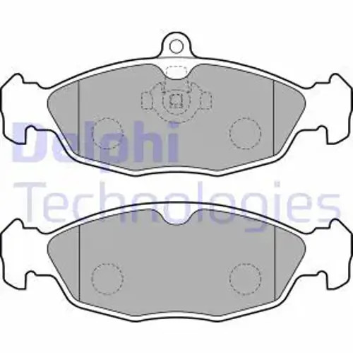 Brake pads low metallic lp1755 - pads,