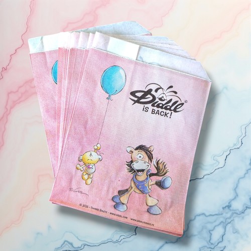 Diddl back paper bag - diddl,