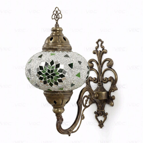 Green turkish mosaic wall - turkish,