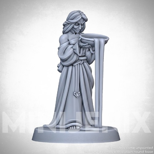 Blood cultist lady - blood, dnd