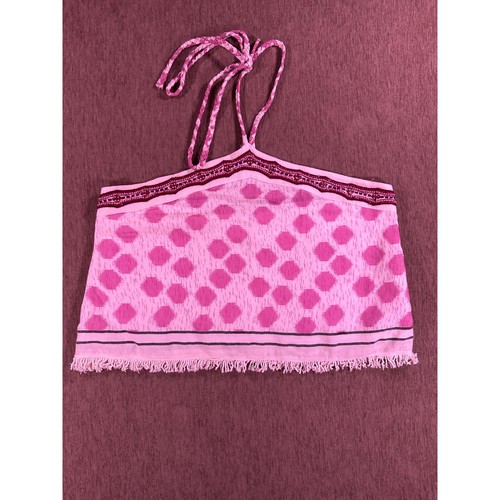 Zara pink ikat print beaded - zara,