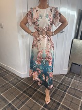 LIPSY SIZE 16 DRESS GRECIAN THEME FIT AND FLARE MIDAXI BRAND  NEW WITH TAGS