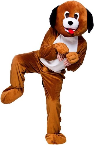 Adult puppy dog mascot - puppy,