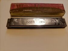 Vintage SUZUKI WINNER HARMONICA New Old Stock 
