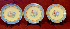 NEW DISCONTINUED Fitz & Floyd (3) 10.5" DINNER PLATES Omnibus SHORE LIGHTS