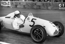 Stirling Moss Cooper-JAP 500 Mkll retired action 1948 Motor Racing Old Photo