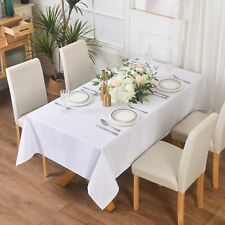 Extra Large Rectangular Fabric Tablecloth 150x300cm and 140x200cm 4 Colours