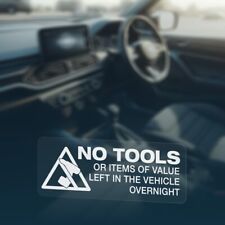 3x NO TOOLS ITEMS OF VALUE