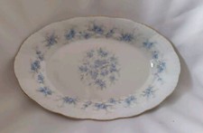 Paragon Fine Bone China Petit Fleurs Oval Butter Dish Plate Excellent Condition