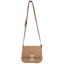 Gionni Womens Pink Faux Leather Shoulder Crossbody Satchel Bag